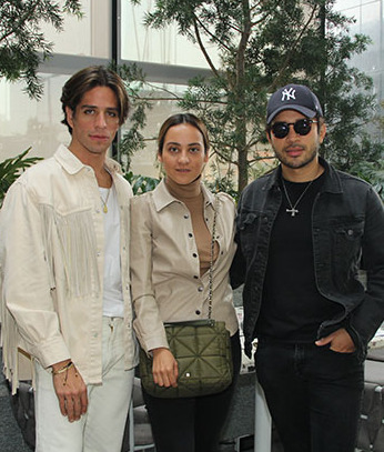 Álvaro Martínez, Eli Tortoledo y Jesús Aramburo