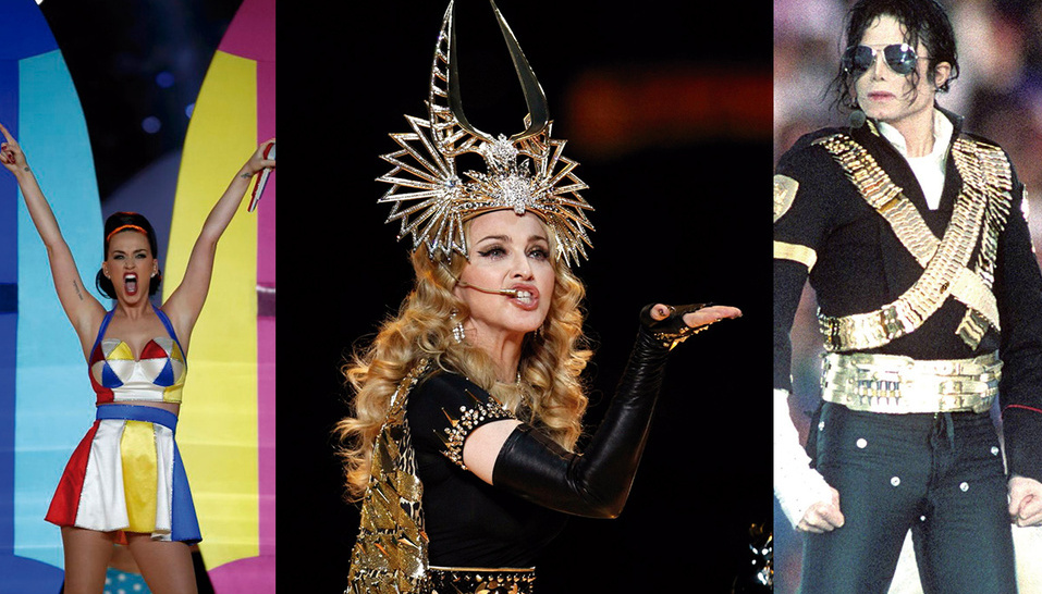 Super Bowl, las mejores presentaciones de medio tiempo