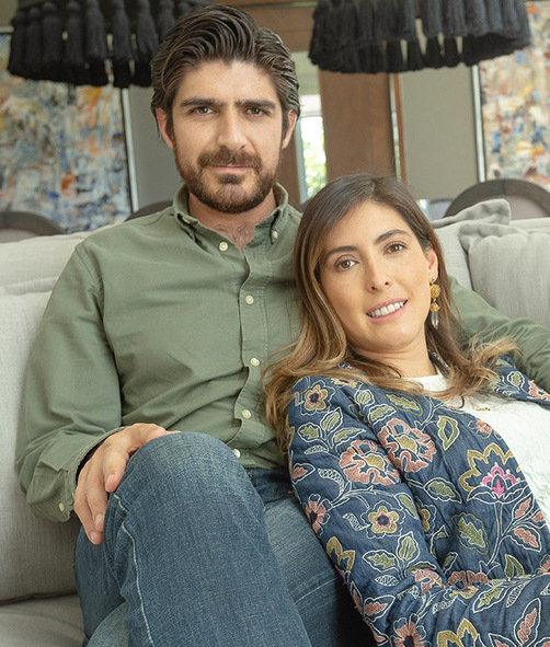 Jessica Mar y Rafael Robles, una joven familia