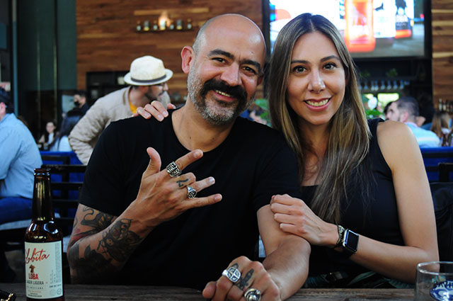 Alejandro Magallanes y Aída Celis