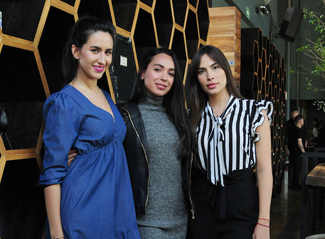 Deborah Morales, Karla Suárez y Daniela Bonilla