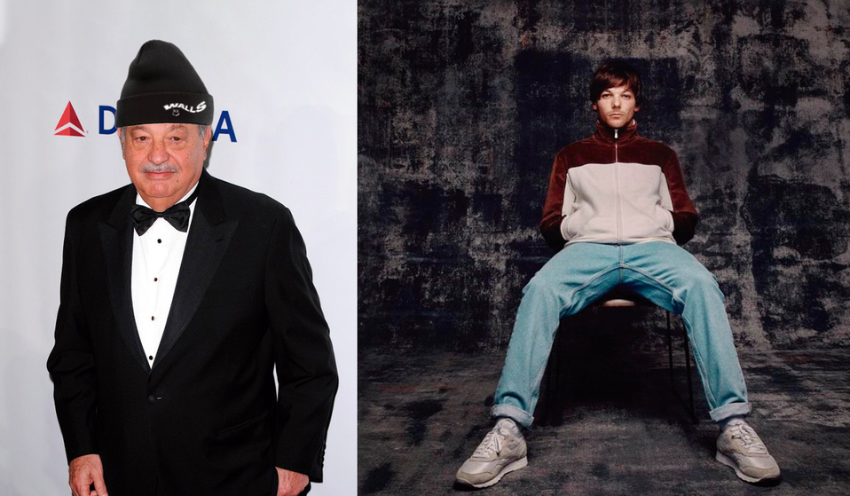 Carlos Slim y Louis Tomlinson