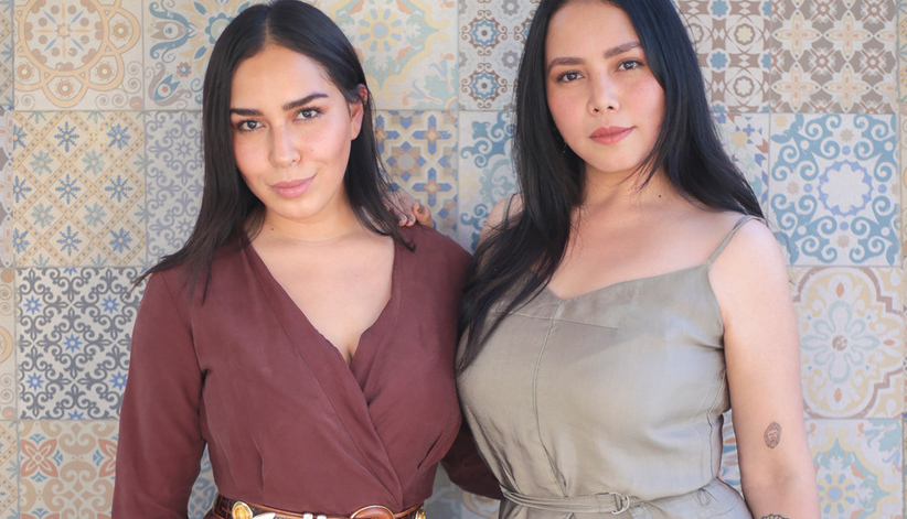 Las hermanas Negrete buscan innovar con Aguamiel Bags. Foto: Aarón Solís