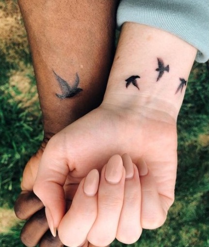 Las mejores ideas para tatuajes en pareja 2021 (Foto: Instagram)