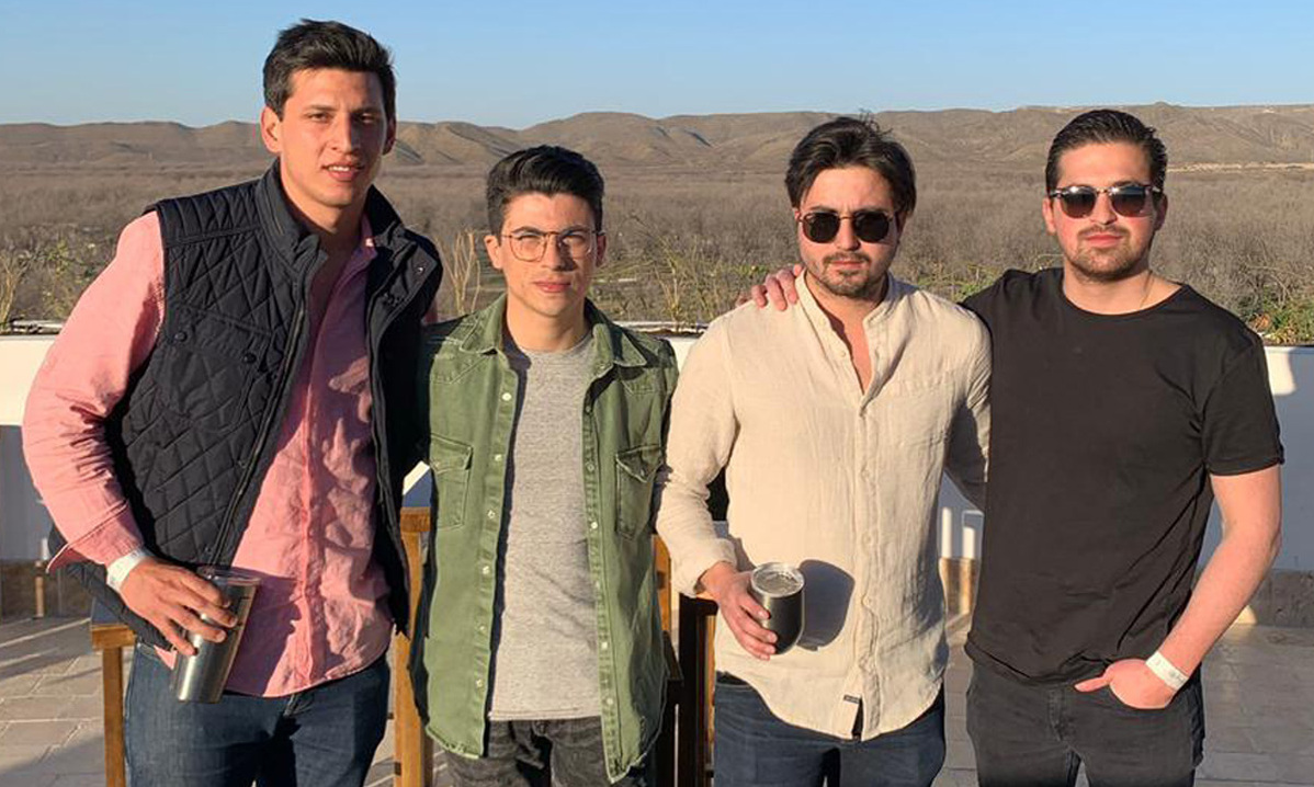 Pilón, David, Daniel y Jorge