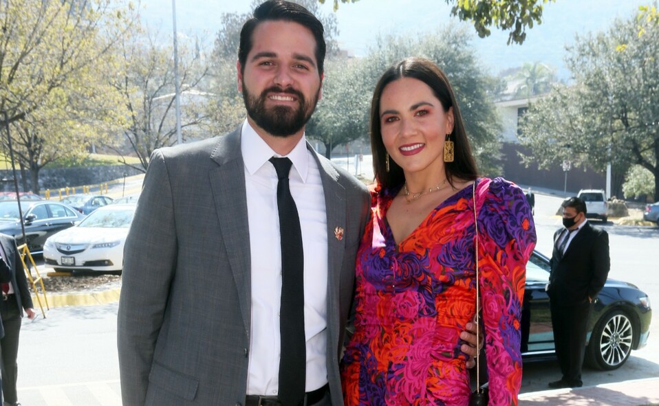 Bernardo Fabré y Alejandra Lozano. FOTO: OMAR VALDEZ
