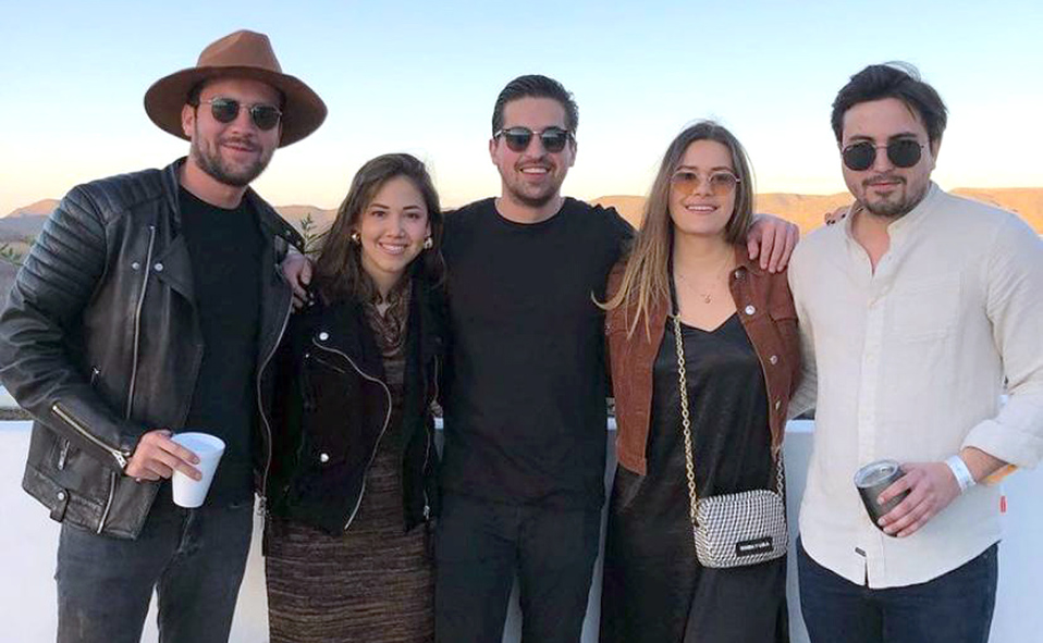 Javier, Elsa, Jorge, Sofía y Daniel