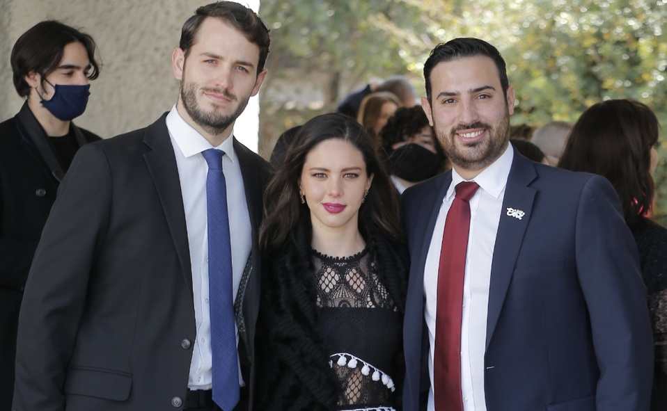Manolo Sesma, Sofía García y Virgilio Garza / Foto: Daniel Saldívar