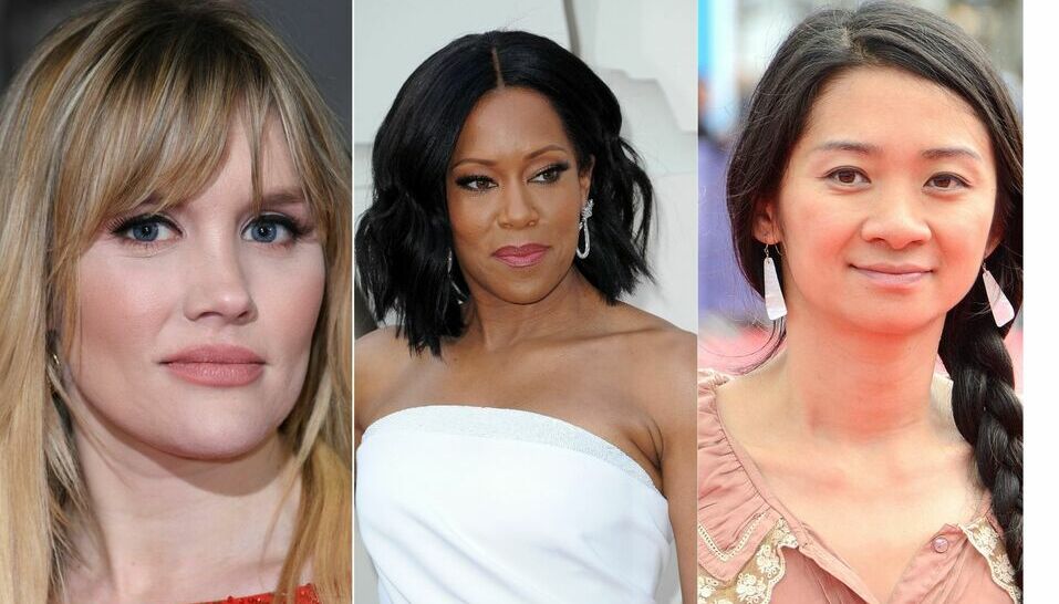 Emerald Fennell, Regina King y Chloé Zhao.