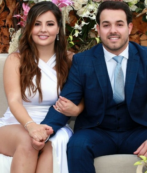 Daniela y Jesús ya son oficialmente esposos. FOTO: OMAR VALDEZ