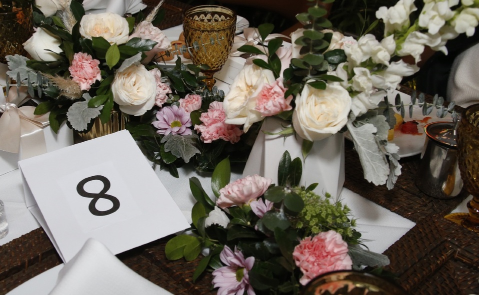 La decoración estuvo a cargo de la novia / Foto: Antonio Mireles