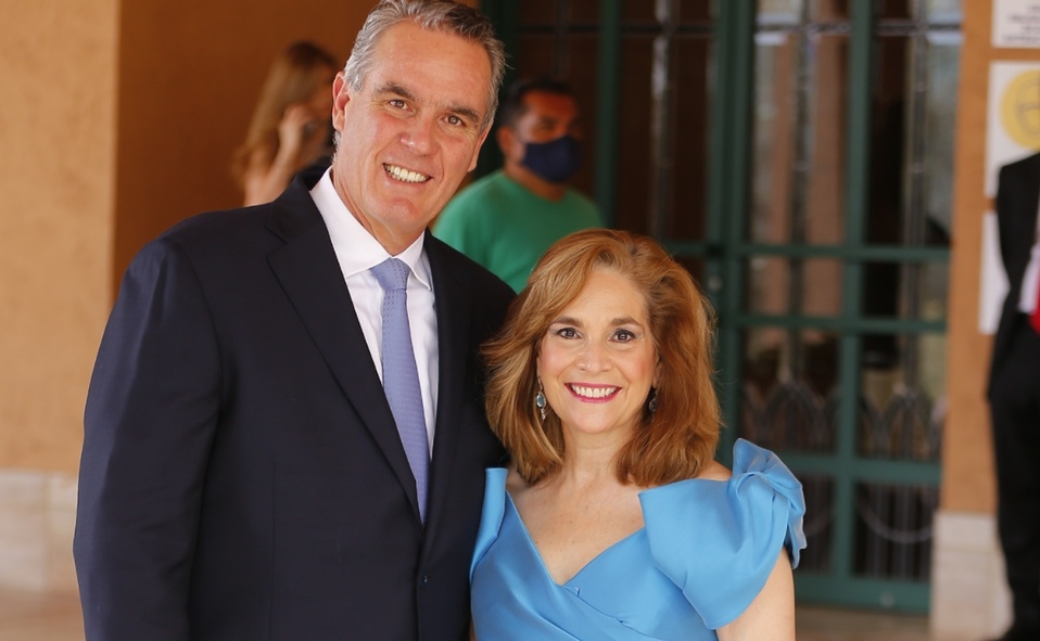 Roberto Dillon y Teresa Villarreal de Dillon / Foto: Daniel Saldívar