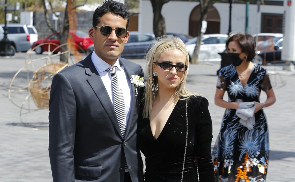 Efrén Muñoz y Paulina Rubio / Foto: Daniel Saldívar