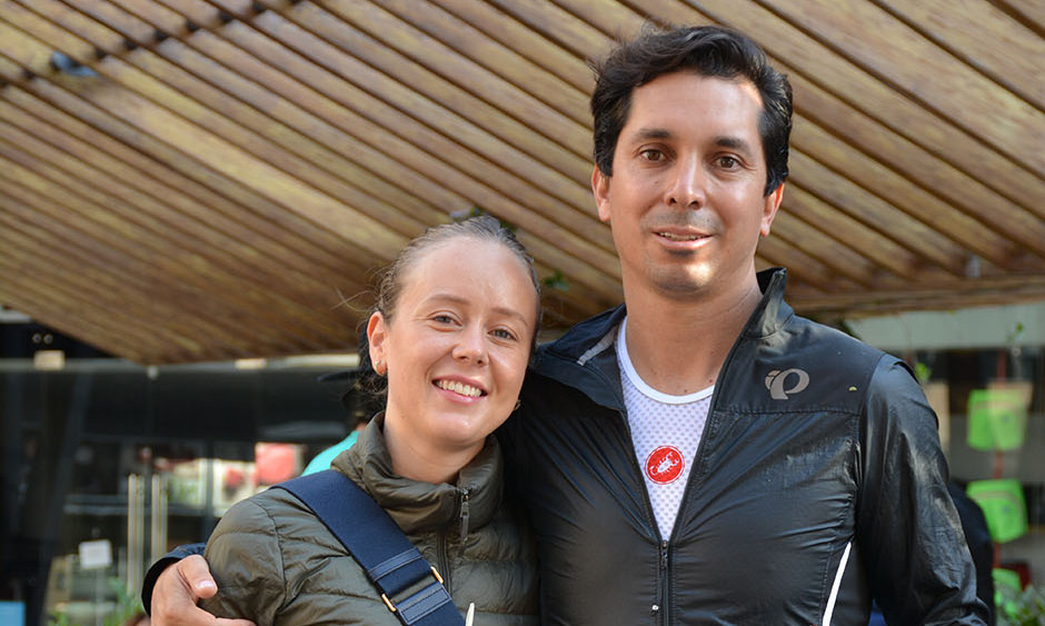 Julia Dávalos y Poncho Arroyo