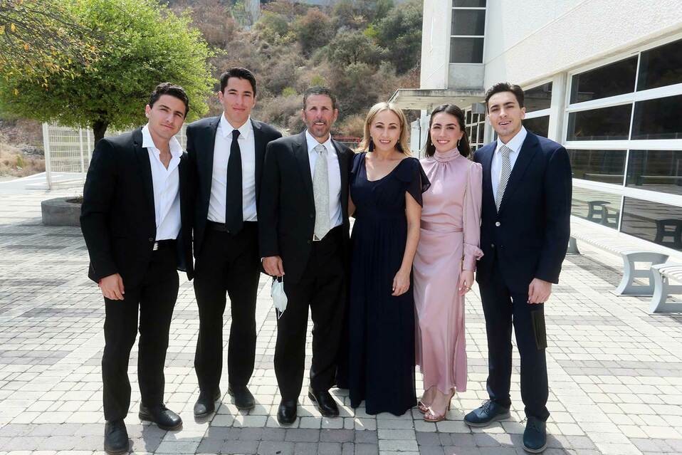 André Kalife, Ricardo Kalife, Ricardo Kalife, Zuzette Assad de Kalife, Susy Kalife y Pedro Kalife