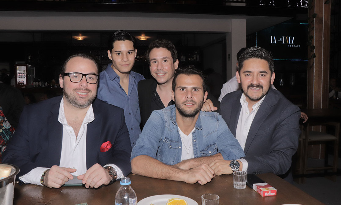 Toño de la Garza, Luis Conde, Rodrigo Handall, Eduardo Handall y Abelardo Torres/Foto: Dennis Hernández