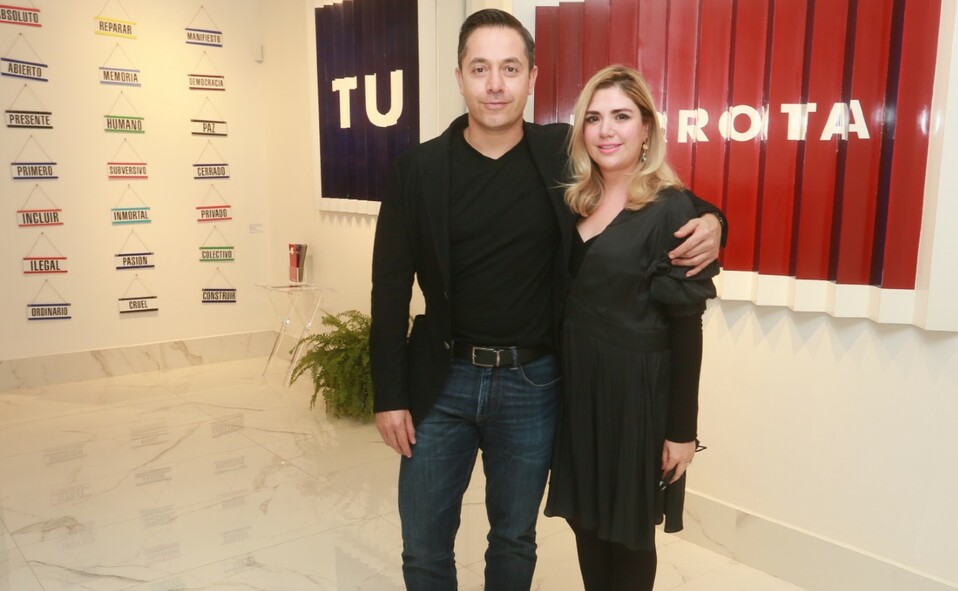 Juan Clariond y Estefany Gil de Clariond. FOTO: OMAR VALDEZ