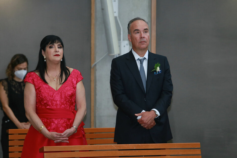 Papás de la novia. Oralia Cantú y Jesús Gerardo Ballesteros