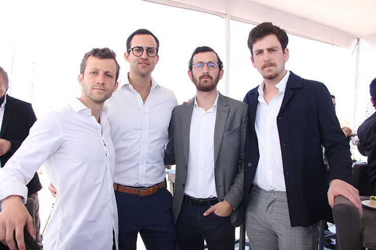 Sebastián Leaño, Nicolás Leaño, Àlvaro Leaño y Emilio Leaño.