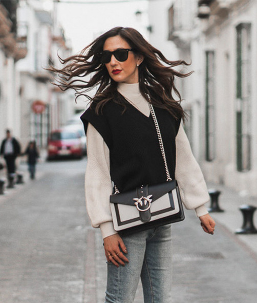 Cómo combinar el chaleco de punto; aquí te mostramos varios looks/Foto: Cortesía