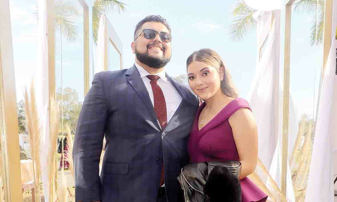 Emilio Muñoz y Estefania Bombardier/Fotos: Dennis Hernández / Ileana Fayad