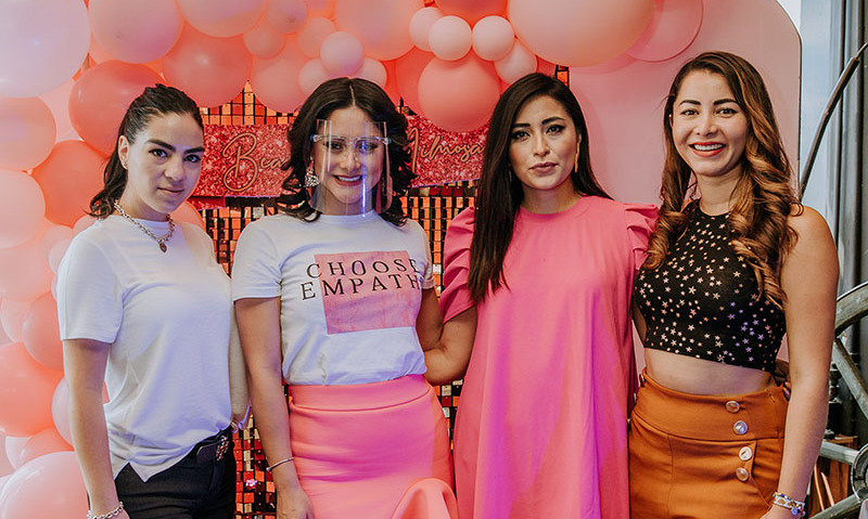Alejandra Valenci, Mónica Hernández, Dyan Morales y Magda Sorcia