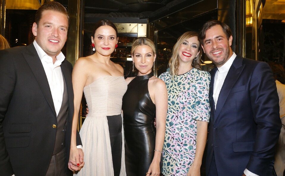 Alberto Martínez, Elena Baille, Andy Benavides, Bárbara Laborín y Víctor Setién. FOTO: DANIEL SALDÍVAR