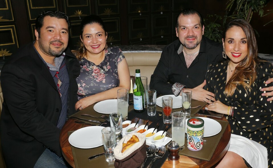 Andrés Hernández, Rosa Martínez, Guillermo Sánchez y Marylolis Sahagún. FOTO: DANIEL SALDÍVAR