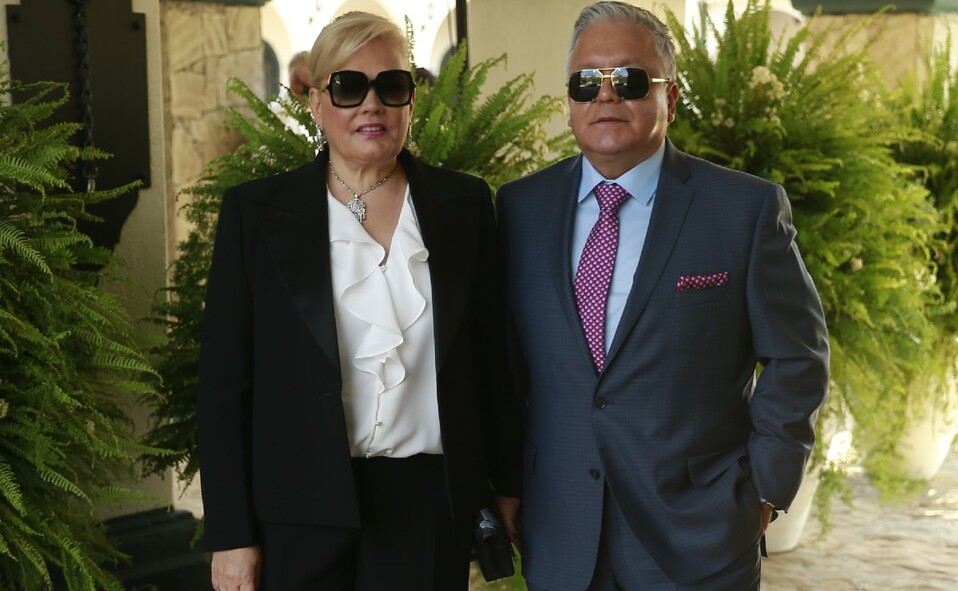 Celina Morales Purón y Florencio Mayo. FOTO: DANIEL SALDÍVAR