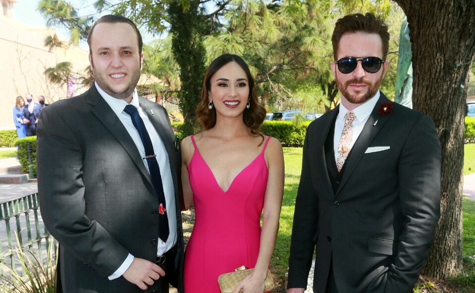 Daniel Martín, Valeria Murillo y Pedro Martín. FOTO: OMAR VALDEZ