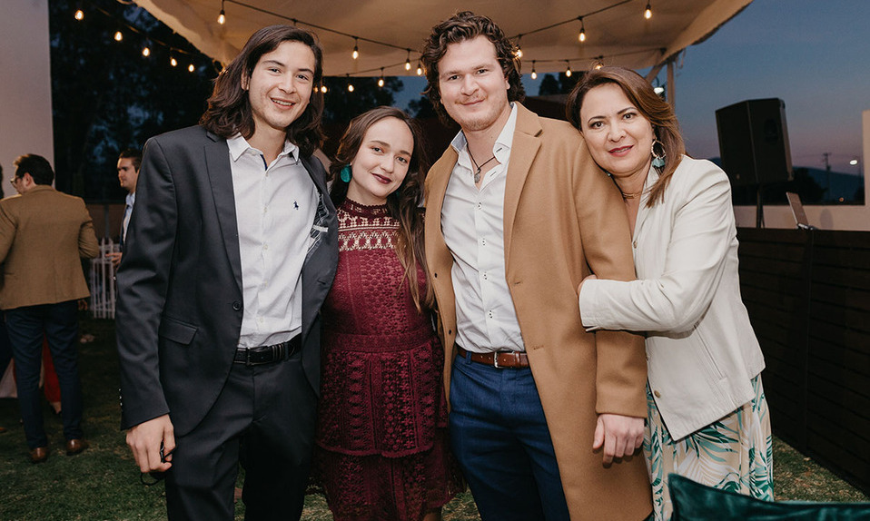Diego igartua, María José Aguirre, Pablo Igartua y Araceli Martínez