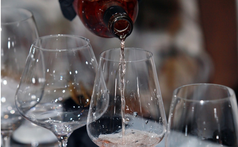 Cuatro tipo de vinos se degustaron en la cata / Foto: Omar Valdez