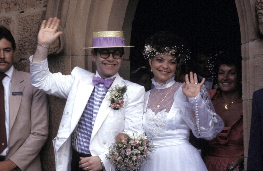 Ella es Renate Blauel, la mujer que se casó con Elton John (Foto: Getty Images)