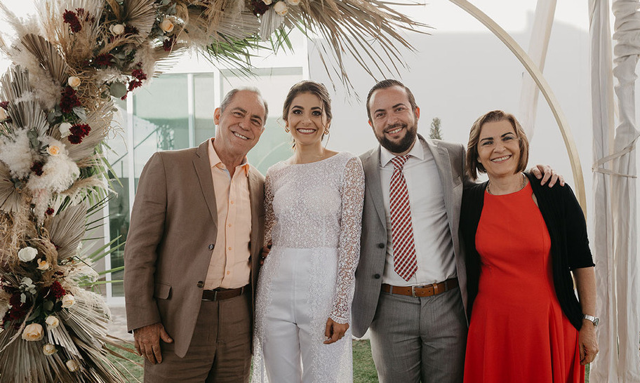 Roberto Taboada, Jessica Ortiz Igartua, Bernardo Taboada y Alejandra Cortina