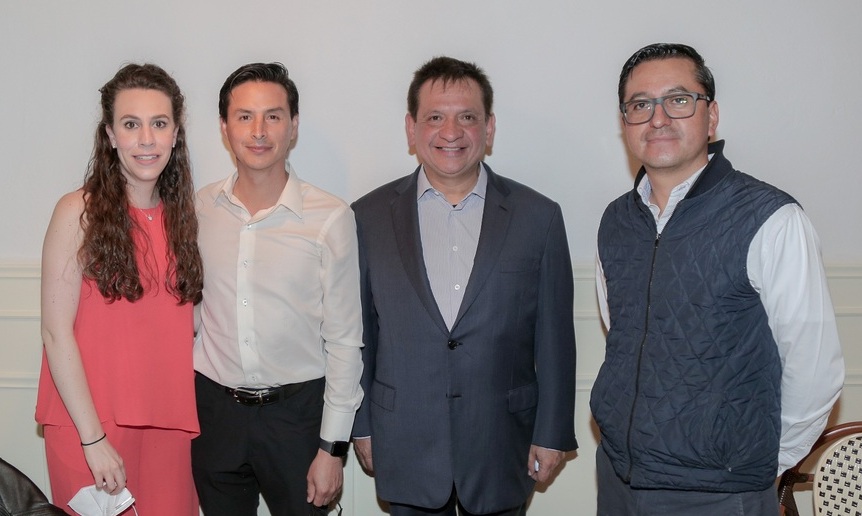 Mariana Sterling, Andros Becerril, Enrique Escudero y Giovanni Domínguez / Foto: Carlos Dayan Aparicio.
