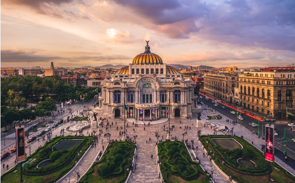 Palacio de Bellas Artes en Ciudad de México. (Imagen: Shutterstock).