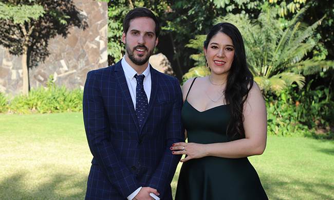 José Miguel Pascual y Andrea Aceves