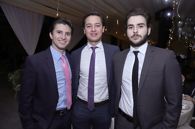 Jaime Segura, Rodrigo Segura y Andrés Ochoa