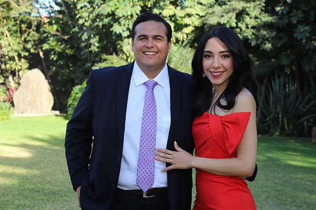 Jesús Barragán y Daniela Garay