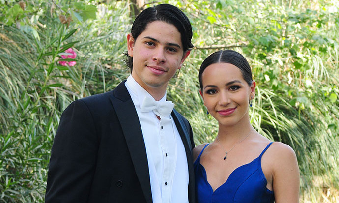 Isabella Covarrubias y Sebastián Garciarce