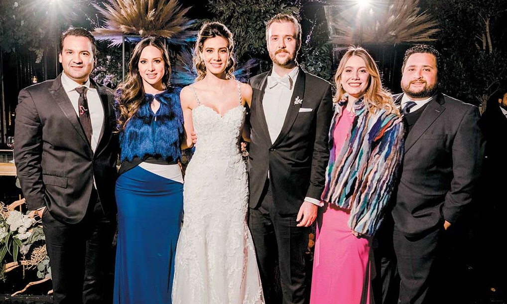 Julio Guajardo, Alejandra Hernández de Guajardo, Perla Alvarado, Gerardo Signoret, Paola González de Charur y Andrés Charur/Fotos: Edgar Vega