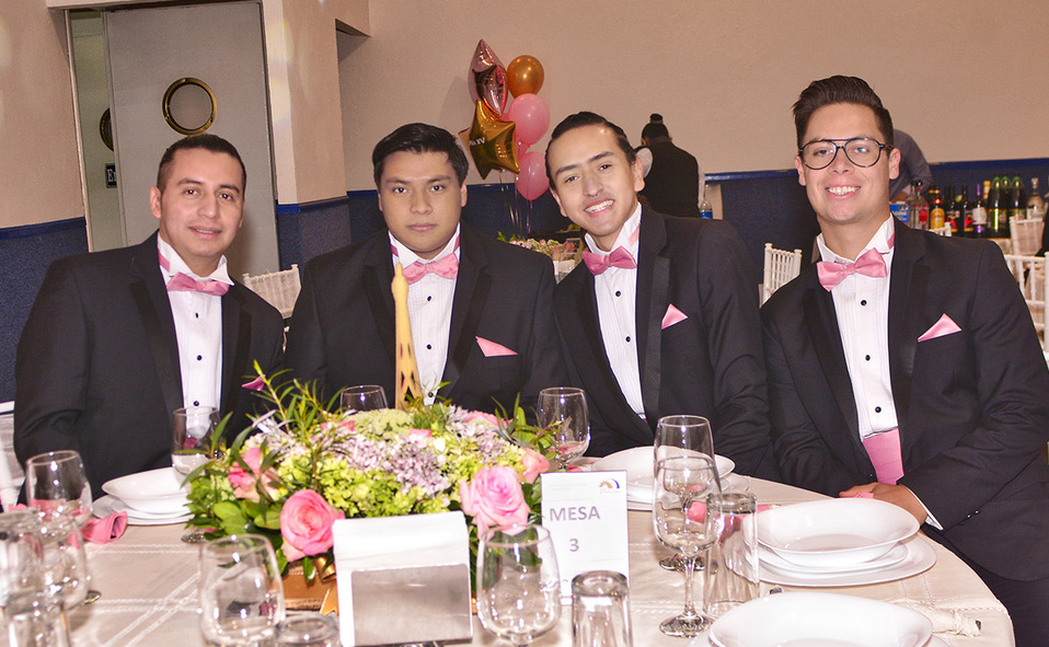 DIEGO CARRILLO, FRANCISCO MORALES, DANIEL NAVA Y DANIEL GONZÁLEZ
