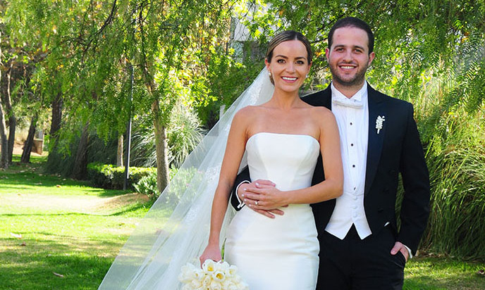 Paola Covarrubias y Francisco Ruiz
