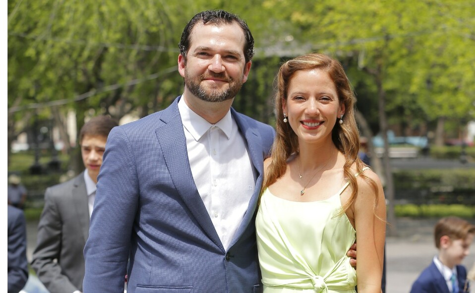 Benjamín Vizcaya y Denisse García de Vizcaya. FOTO: STAFF CHIC