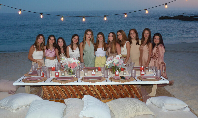 Dany junto a sus mejores amigas