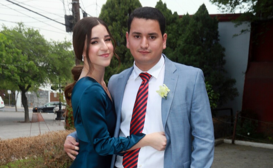 Paula Llaguno y Diego Guajardo. FOTO: STAFF CHIC