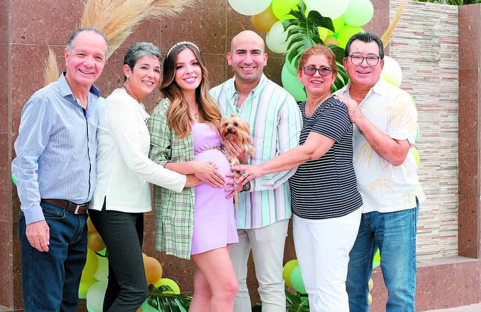 Gabriel Rivera, Claudia de León, Lucía Rivera, Romina, Orlando Jiménez, María Luisa Barrón y Rafael Jiménez / Fotos: José Chang