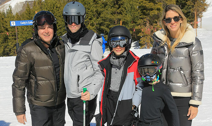 Gilberto Rodríguez, Sebastián Rodríguez, Diego Rodríguez, Emiliano Rodríguez y Bárbara Lobeira de Rodríguez