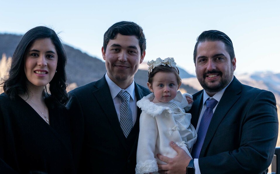 María Fernanda Peña, Adrián Peña, Emilia Lamas y Salvador Lamas