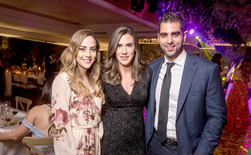 Mónica, Andrea y Germán